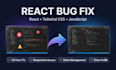 fix react bugs and tailwind CSS issues fast