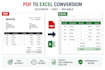 convert PDF to excel sheet