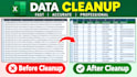 clean and prepare your excel and CSV data