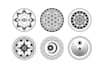 do unique sacred geometry, spiritual or mystical logo