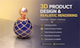 create 3d product designs, cad models and realistic renders