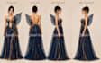 design a unique fantasy fashion outfit or couture dress