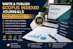 write publish research articles on high reputable journals