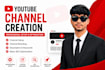 set up and optimize your youtube channel