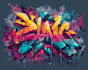 design authentic hand drawn graffiti logo
