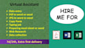 accurate data entry, excel data entry, copy paste and web research