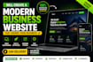 create a responsive portfolio or business website