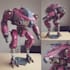 draw custom mecha robot