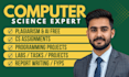 do computer science assigned, java, cpp, python programming tasks and projects
