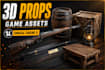 create game ready 3d props and assets