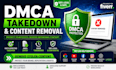 do dmca takedown to remove leaked and infringing content