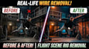 vfx cleanup rig, object, wire removal and 3d elements