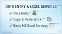 do accurate data entry, copy paste and excel services