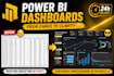 create interactive power bi dashboard and data visualization