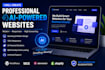 build a business website with admin panel