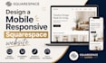 design mobile responsive squarespace website