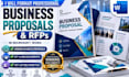 format professional business proposals and rfps in microsoft