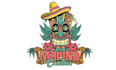 make topical waterfront tiki restaurant logo nautical theme