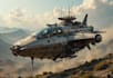 draw custom spaceship sci fi steampunk nft