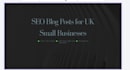write SEO blog posts and web copy for UK small businesses