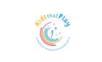make inspiring parents and children logo with fun and play