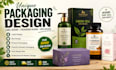 design unique label design, packaging design and box design