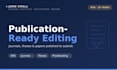edit your journal manuscript to publication ready english
