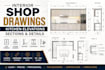 create interior shop drawings, kitchen drawings, sections and elevations