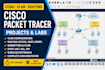 create cisco packet tracer projects, vlan, routing and subnetting labs