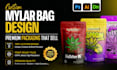 design premium custom mylar bag packaging and pouch design