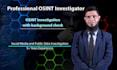 osint investigation with background check and give info