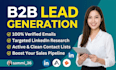 do professional b2b lead generation