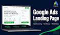build a google ads landing page designed to convert clicks to leads