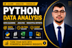 clean, analyze, and visualize data using python, pandas,sql, and excel