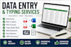 do excel data entry