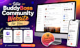 build buddyboss, learndash lms, community and membership website