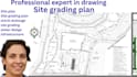 design site grading plan using autocad, erosion plan, site plan, utility plan