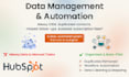 be your hubspot CRM data manager and automation expert