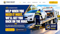 design wix roadside assistance towing emergency service website