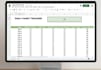 design an automated google sheets template for habit tracking