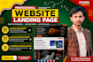 design a stunning, modern,high converting landing page or full website design
