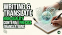do writing and translate