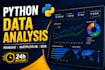do data analysis and visualization using python pandas and matplotlib