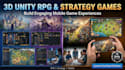 develop unity 3d rpg game, strategy game, 3d mobile game, real time rts game