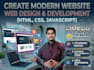 create modern website, website design, web development, html css