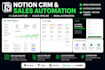 create a complete notion CRM system