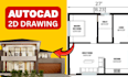 provide a professional 2d design in autocad