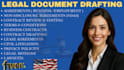 draft business contracts and legal agreements