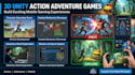 develop unity 3d action game, 3d mobile game, adventure 3d game development