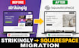 migrate your strikingly website to squarespace professionally